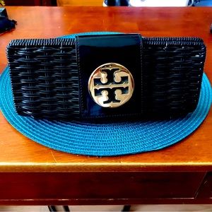 Tory Burch Rattan Clutch